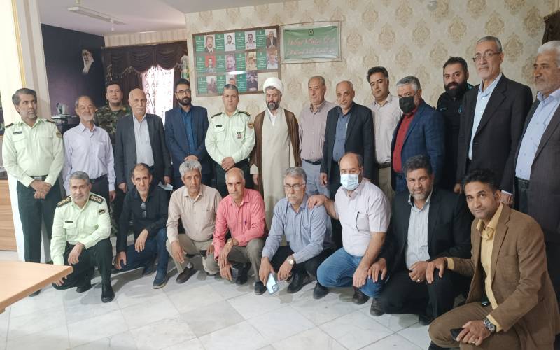 دیدار هیات رئیسه جدید و قدیم اتاق اصناف جیرفت با فرماندهی  نیروی انتظامی